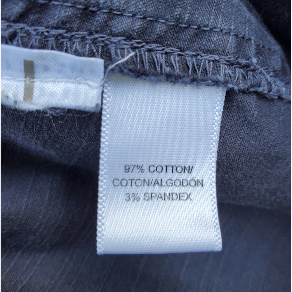 Loft Pants Womens Size 10 Gray Straight Leg Chino Cotton Stretch Casual Workwear - Picture 8 of 9